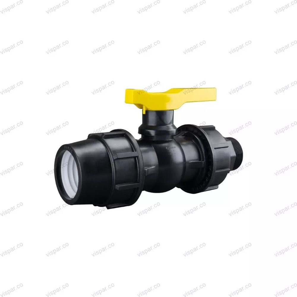 شیر توپی یکسر مهره مساوره یکسر رابط - تصویر 1